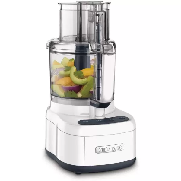imageCuisinart FP11GMFR Food Processor Gunmetal RenewedGlossy White