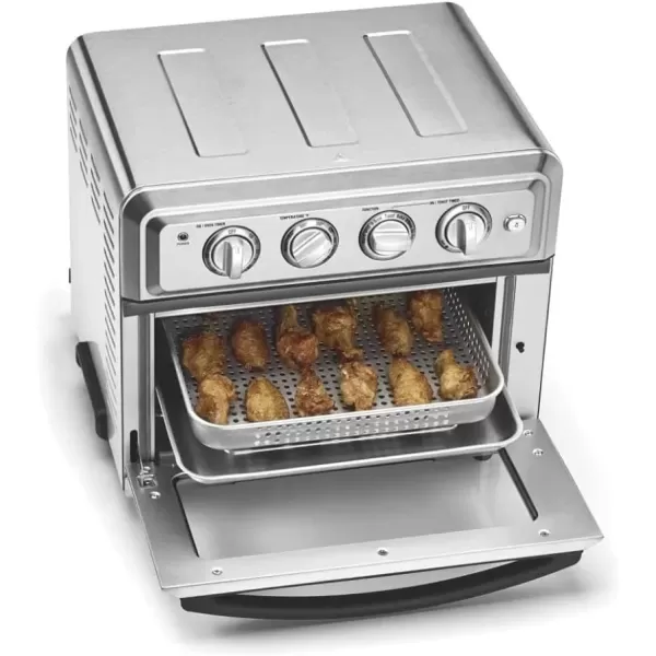 imageCuisinart NonStick Airfryer Basket Compatible with TOA60 AND TOA65 ANSTOA2528 SilverNonStick Airfryer Basket