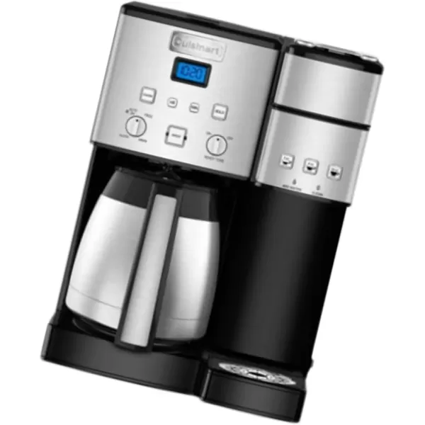 imageCuisinart SS20P1 Coffee Center 10Cup Thermal Coffeemaker and SingleServe Brewer Stainless SteelStainless