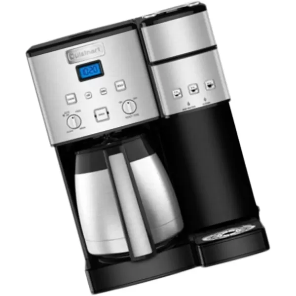 imageCuisinart SS20P1 Coffee Center 10Cup Thermal Coffeemaker and SingleServe Brewer Stainless SteelStainless