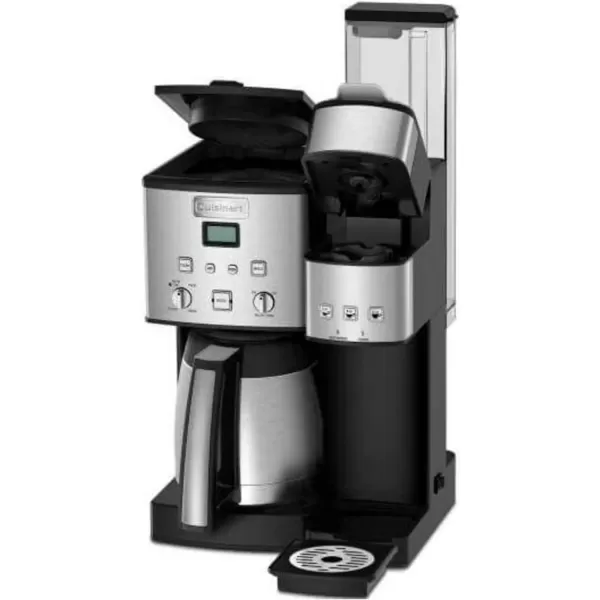 imageCuisinart SS20P1 Coffee Center 10Cup Thermal Coffeemaker and SingleServe Brewer Stainless SteelStainless