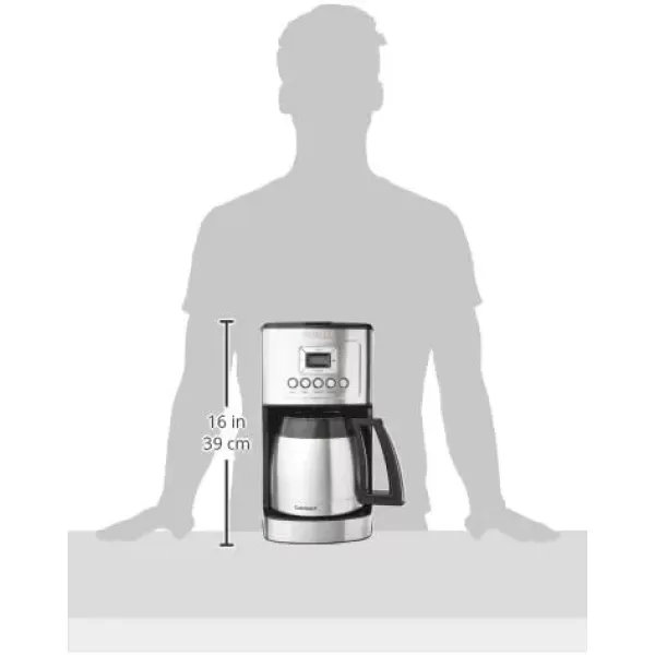 imageCuisinart Stainless Steel Coffee Maker 12Cup Thermal SilverSilver