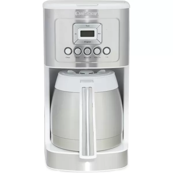 imageCuisinart Stainless Steel Coffee Maker 12Cup Thermal SilverWhite