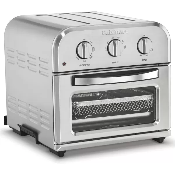 imageCuisinart TOA26 Compact Airfryer Toaster Oven 1800Watt Motor with 6in1 Functions and Wide Temperature Range Air Fryer Stainless Steel