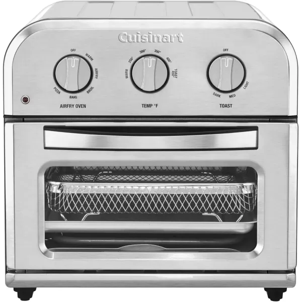 imageCuisinart TOA26 Compact Airfryer Toaster Oven 1800Watt Motor with 6in1 Functions and Wide Temperature Range Air Fryer Stainless Steel