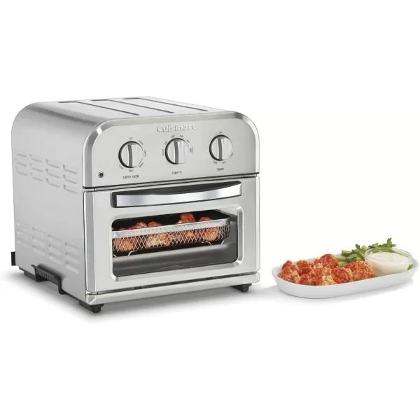 imageCuisinart TOA26 Compact Airfryer Toaster Oven 1800Watt Motor with 6in1 Functions and Wide Temperature Range Air Fryer Stainless Steel