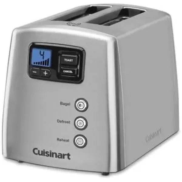 imageCuisinart Touch to Toast Leverless toaster 4Slice Brushed Stainless SteelBrushed Stainless Steel