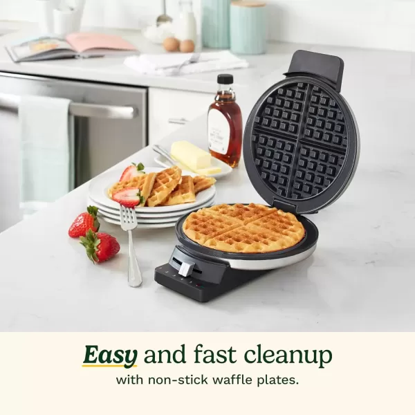 imageCuisinart WMRCAP2 Round Classic Waffle Maker Brushed StainlessSilverMaker