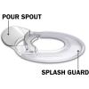 imageCuisinart Stand Mixer 12 Speed 55 Quart Stainless Steel Bowl Chefs Whisk Mixing Paddle Dough Hook Splash Guard w Pour Spout Periwinkle Blue SM50BLBlushing Coral