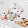 imageCuisinart Stand Mixer 12 Speed 55 Quart Stainless Steel Bowl Chefs Whisk Mixing Paddle Dough Hook Splash Guard w Pour Spout Periwinkle Blue SM50BLCoconut Cream