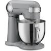 imageCuisinart Stand Mixer 12 Speed 55 Quart Stainless Steel Bowl Chefs Whisk Mixing Paddle Dough Hook Splash Guard w Pour Spout Periwinkle Blue SM50BLDove Gray