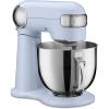 imageCuisinart Stand Mixer 12 Speed 55 Quart Stainless Steel Bowl Chefs Whisk Mixing Paddle Dough Hook Splash Guard w Pour Spout Periwinkle Blue SM50BLFrosted Blue