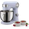 imageCuisinart Stand Mixer 12 Speed 55 Quart Stainless Steel Bowl Chefs Whisk Mixing Paddle Dough Hook Splash Guard w Pour Spout Periwinkle Blue SM50BLFrosted Blue