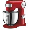 imageCuisinart Stand Mixer 12 Speed 55 Quart Stainless Steel Bowl Chefs Whisk Mixing Paddle Dough Hook Splash Guard w Pour Spout Periwinkle Blue SM50BLRuby Red