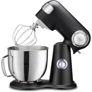 imageCuisinart Stand Mixer 12 Speed 55 Quart Stainless Steel Bowl Chefs Whisk Mixing Paddle Dough Hook Splash Guard w Pour Spout Periwinkle Blue SM50BLOnyx
