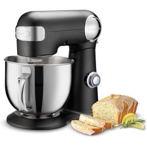 imageCuisinart Stand Mixer 12 Speed 55 Quart Stainless Steel Bowl Chefs Whisk Mixing Paddle Dough Hook Splash Guard w Pour Spout Periwinkle Blue SM50BLPoppy Seed