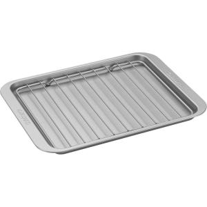 imageCuisinart AMBTOBPRK Toaster Oven Broiling Pan w Rack silver 112quotl x 86quotw x 006quothSilver