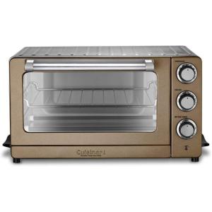 imageCuisinart TOB60N1CS Convection Toaster Oven Broiler 191quotL x 155quotW x 98quotH Copper Stainless SteelCopper Stainless Steel