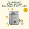 imageCuisinart Ice Cream Maker Machine for Frozen Yogurt Sorbet Gelato Ice Cream ampamp Frozen Drinks  Makes Treats in Minutes with Large Ingredient Spout for Mix ins Stainless SteelRed 2 Quart ICE30RBrushed Chrome