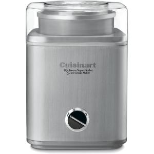 imageCuisinart Ice Cream Maker Machine for Frozen Yogurt Sorbet Gelato Ice Cream ampamp Frozen Drinks  Makes Treats in Minutes with Large Ingredient Spout for Mix ins Stainless SteelRed 2 Quart ICE30RBrushed Chrome