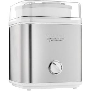 imageCuisinart Ice Cream Maker Machine for Frozen Yogurt Sorbet Gelato Ice Cream ampamp Frozen Drinks  Makes Treats in Minutes with Large Ingredient Spout for Mix ins Stainless SteelRed 2 Quart ICE30RWhite