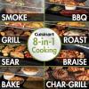 imageCuisinart CGWM080 Clermont Pellet Grill ampamp Smoker 1400 sq inch Cooking Space 8in1  Smoke BBQ Grill Roast Sear Braise Bake ampamp CharGrillClermont Pellet Grill  Smoker