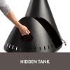 imageCuisinart COH600 Chimenea Propane Fire Pit Patio Heater with TipOver Safety Switch 8 lbs Lava Rocks Included 31quot x 31quot x 48quotChimenea Propane Fire Pit