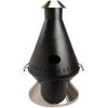 imageCuisinart COH600 Chimenea Propane Fire Pit Patio Heater with TipOver Safety Switch 8 lbs Lava Rocks Included 31quot x 31quot x 48quotChimenea Propane Fire Pit