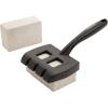 imageCuisinart CCK210 Stone Grill Cleaning Brush WhiteBlackGrill Cleaning Stone Kit