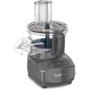 imageCuisinart 9Cup Continuous Feed Food Processor with Fine and Medium Reversible Shredding and Slicing Disc Universal Blade ContinuousFeed Attachment and InBowl Storage GrayAnchor Gray