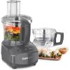 imageCuisinart 9Cup Continuous Feed Food Processor with Fine and Medium Reversible Shredding and Slicing Disc Universal Blade ContinuousFeed Attachment and InBowl Storage GrayAnchor Gray