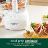 imageCuisinart 9Cup Continuous Feed Food Processor with Fine and Medium Reversible Shredding and Slicing Disc Universal Blade ContinuousFeed Attachment and InBowl Storage GrayWhite