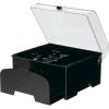 imageCuisinart FP12BKSC Elite Collection 12Cup Accessory Storage Case for Food Processors Black 7quotT x 9quotW