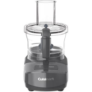 imageCuisinart 9Cup Continuous Feed Food Processor with Fine and Medium Reversible Shredding and Slicing Disc Universal Blade ContinuousFeed Attachment and InBowl Storage GrayAnchor Gray