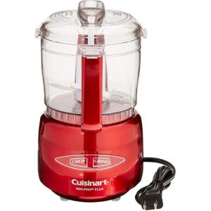 imageCuisinart Food Processor MiniPrep 3 Cup 24 oz Brushed Chrome and Nickel DLC2ABCMetalic Red