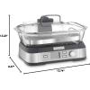 imageCuisinart STM1000 Cook Fresh Digital Glass Steamer One Size Stainless SteelStainless Steel