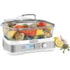 imageCuisinart STM1000 Cook Fresh Digital Glass Steamer One Size Stainless SteelWhite