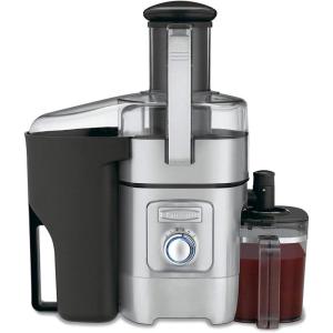 imageCuisinart Juicer Machine DieCast Juice Extractor for Vegetables Lemons Oranges ampamp More CJE1000P1SilverBlack 1535quot x 118quot x 1901quot