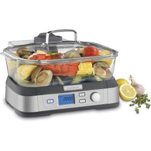 imageCuisinart STM1000 Cook Fresh Digital Glass Steamer One Size Stainless SteelStainless Steel