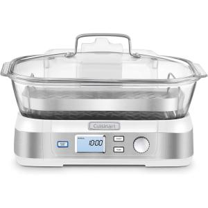 imageCuisinart STM1000 Cook Fresh Digital Glass Steamer One Size Stainless SteelWhite