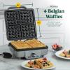 imageCuisinart WAF300P1 Belgian Waffle Maker with Pancake Plates Brushed StainlessSquare