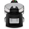 imageCuisinart WAFF30 Round Flip Belgian Waffle Maker BlackSilver 1 inch thickNew BlackStainless