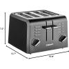 imageCuisinart CPT142BK 4Slice Compact Plastic Toaster Black