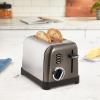 imageCuisinart CPT160BKS 2Slice Metal Classic Toaster Stainless SteelBlack