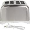 imageCuisinart CPT180WP1 4Slice Metal Classic Toaster WhiteStainless Steel