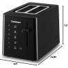 imageCuisinart CPTT20 2Slice Touchscreen Toaster15 ounce Black2Slice