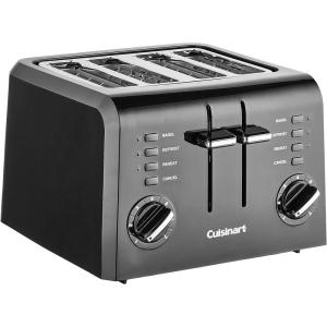 imageCuisinart CPT142BK 4Slice Compact Plastic Toaster Black
