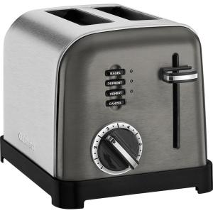 imageCuisinart CPT160BKS 2Slice Metal Classic Toaster Stainless SteelBlack