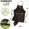 imageCuisinart CGM200 Heat Resistant Grill GlovesApron and Magnetic Towel Set
