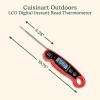imageCuisinart LCD Digital Instant Read Thermometer Water Resistant Meat Thermometer for Home ampamp Grill Digital Grill Thermometer with Calibration ampamp Backlight Home Gadget BBQ Smoker Oil Fry ampamp Candy